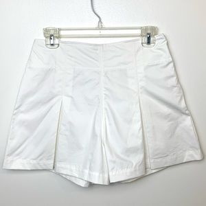 Free People Y2K White Pleated Tennis Shorts
